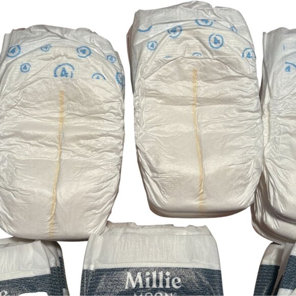 Millie Moon & Unbranded Size 4 Diapers-24 Diapers (24/Ea.) - Picture 3 of 6
